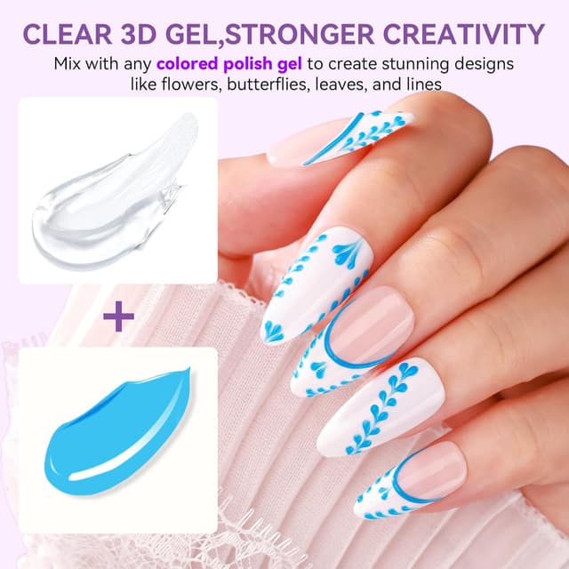Detalle de Makartt 3D Gel Nail Art 0.28 fl.oz