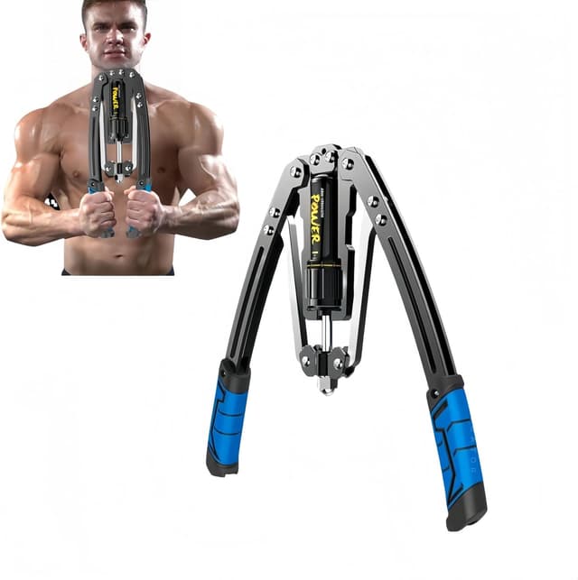 Detalle de Power Twister 10–200 kg einstellbarer hydraulischer Arm- & Brusttrainer für Arme, Unterarme und Brust