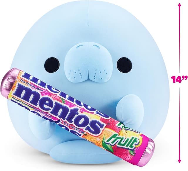 Detalle de Snackles Série 2 – Snackle 36 cm Douglas, peluche supersouple avec snack inclus