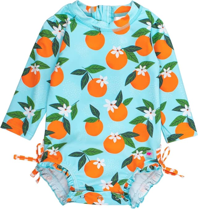 Detalle de RuffleButts Floral Rash Guard 50
