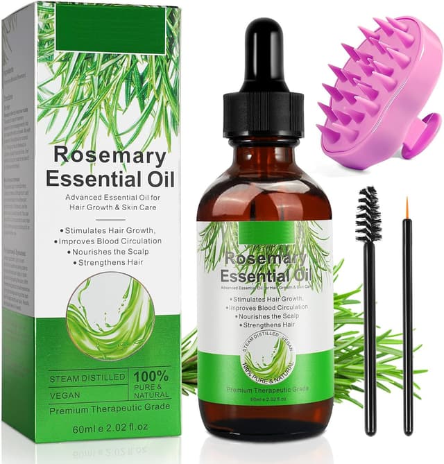 Detalle de Aceite de Romero 100% puro 60ml para cabello