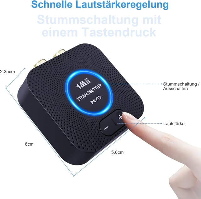 Thumbnail 6 de 1Mii Drahtlos Audio Sender Empfänger 80 m