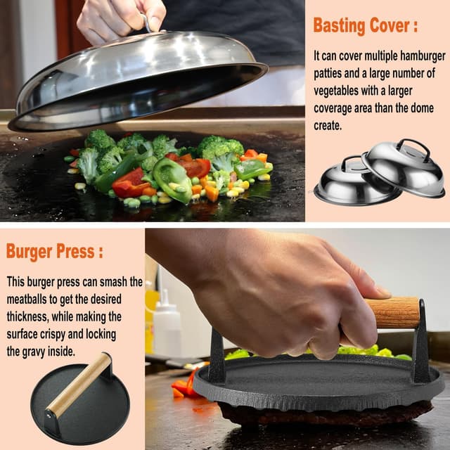 Thumbnail 2 de N NOBLE FAMILY 38PCS Griddle Kit