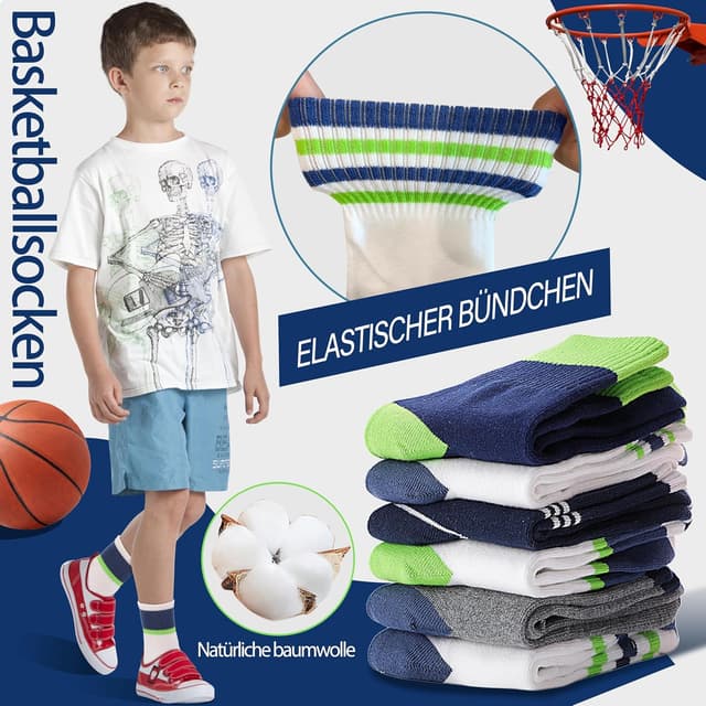 Thumbnail 1 de Welwoos Kinder Sportsocken Laufsocken