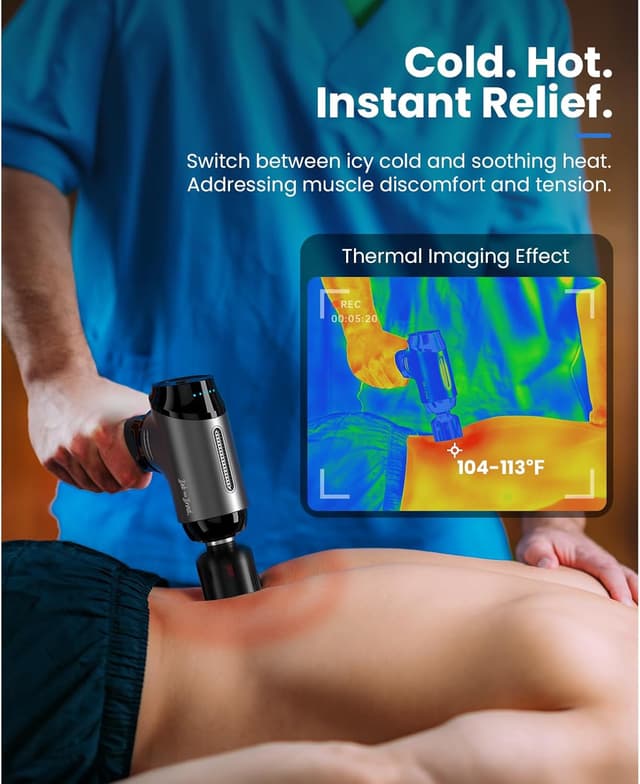 Detalle 2 de Bob and Brad T2 Pro 4000mAh deep tissue massage gun