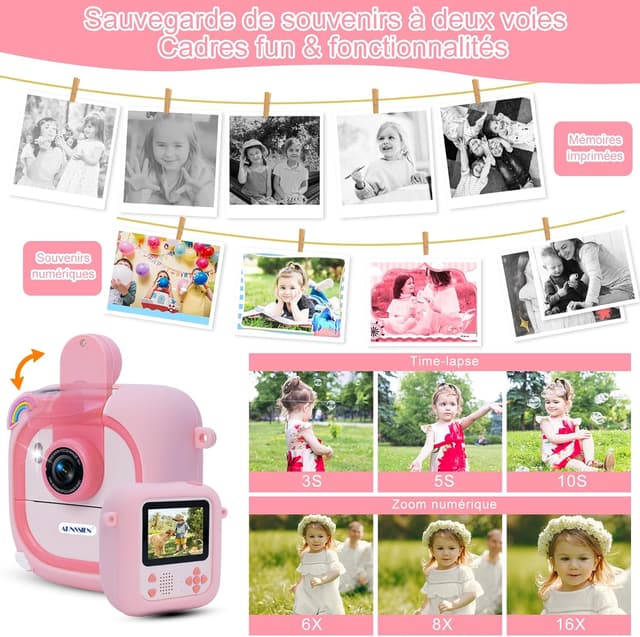 Thumbnail 3 de ARNSSIEN M2 Appareil Photo Instantané Enfant