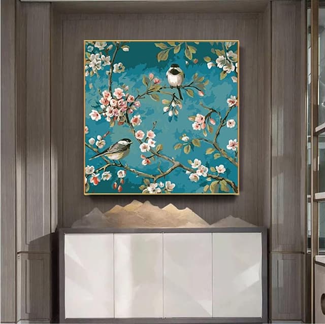 Detalle de Kit dipingere con i numeri senza cornice YXQSED 16x20 inch