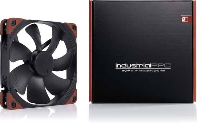Detalle de Noctua NF-A14 iPPC-2000 PWM — ventilateur 140 mm robuste 4 broches (jusqu’à 2000 tr/min)