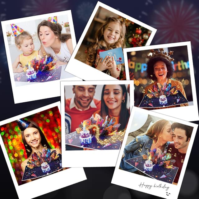 Thumbnail 6 de WUJUN 3D Musical Birthday Card