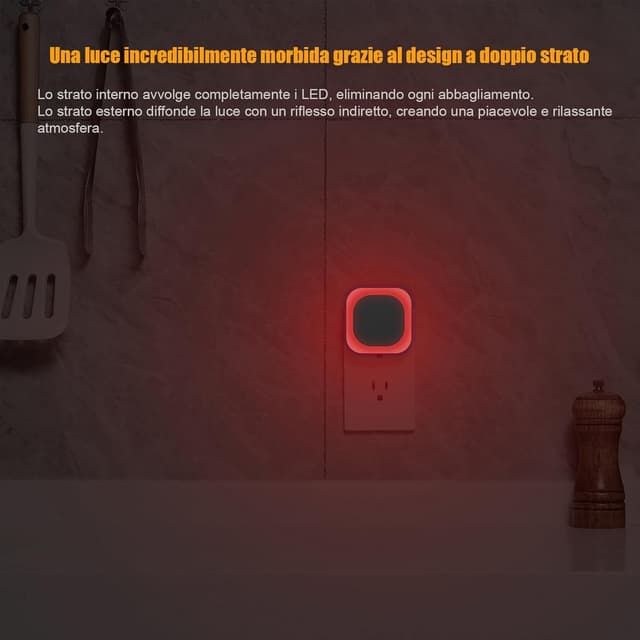 Thumbnail 4 de YUNLEX Presa luce notturna con sensore crepuscolare 3 livelli