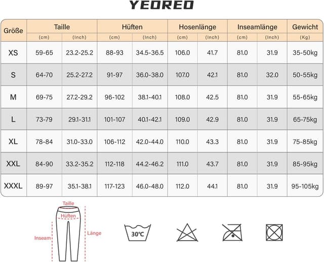 Thumbnail 5 de YEOREO CoreFlex Flare Leggings 32 Zoll