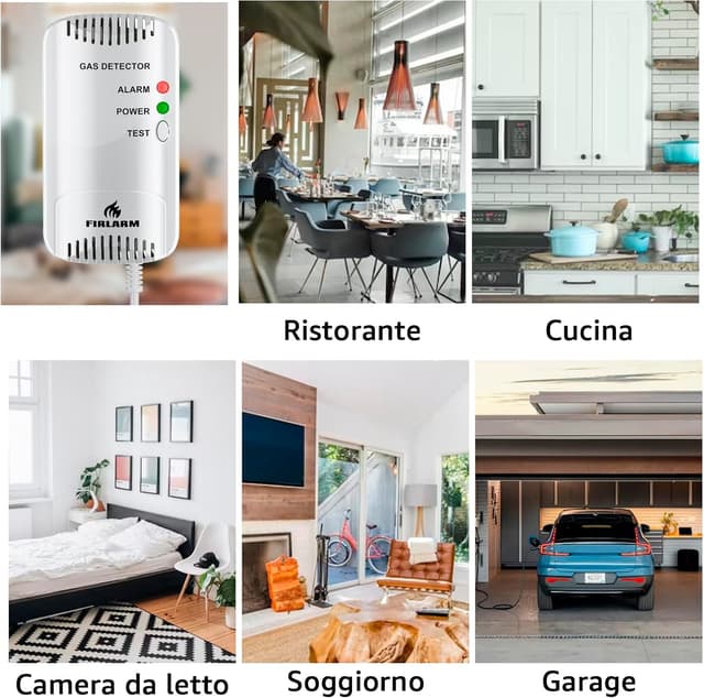 Thumbnail 5 de Firlarm Rilevatore di gas 85 dB 📟