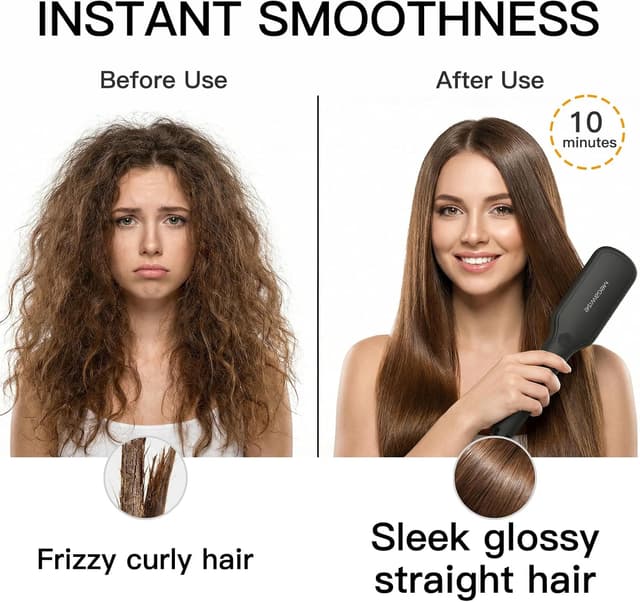 Thumbnail 2 de MEGAWISE Pro Hair Straightener Brush 20s 💇