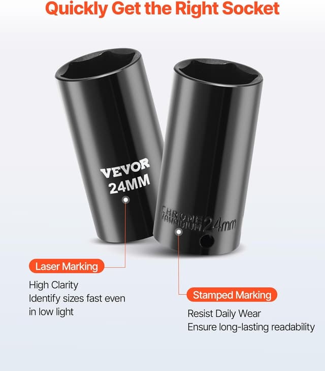 Thumbnail 3 de VEVOR Impact Socket Set 64-Piece