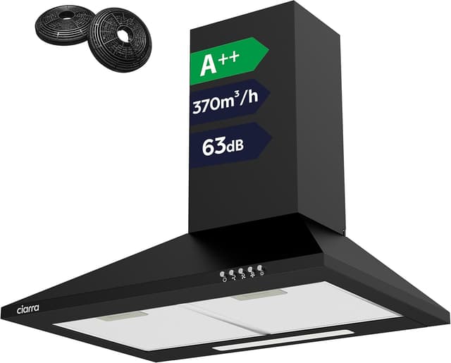 Detalle de CIARRA CBCB6201 cappa aspirante 370 m³/h