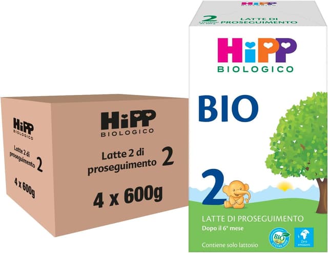 Detalle de HiPP Latte 2 4x600 g