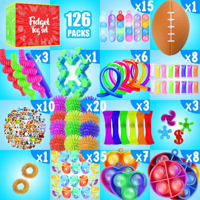 Thumbnail 2 de Fidget Toys 126-Pack Sensory Toys for Kids