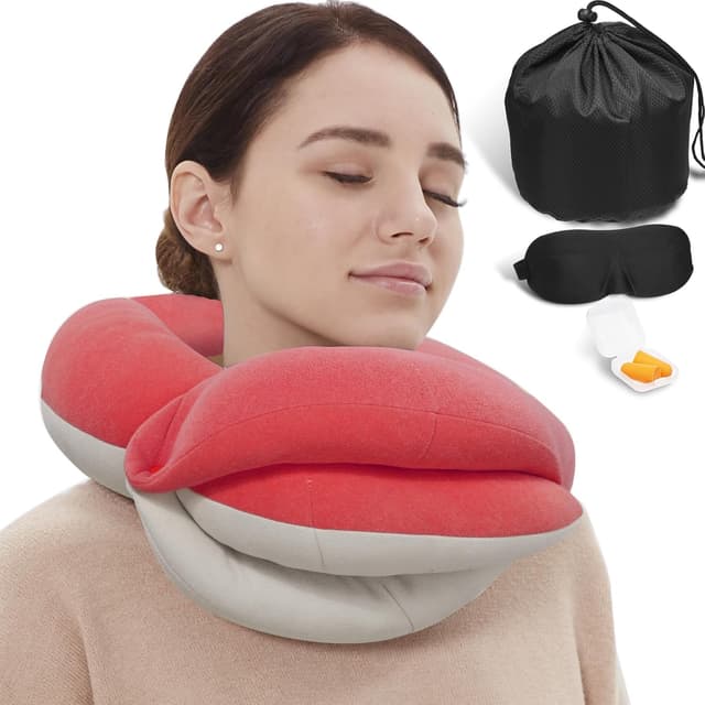 Imagen de BUYUE Reise-Nackenkissen 360° für Erwachsene 45KG+ en OfertitasTOP