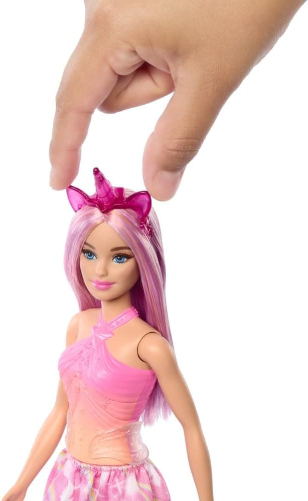 Detalle 2 de Barbie Bambola sirene e unicorni HRR13