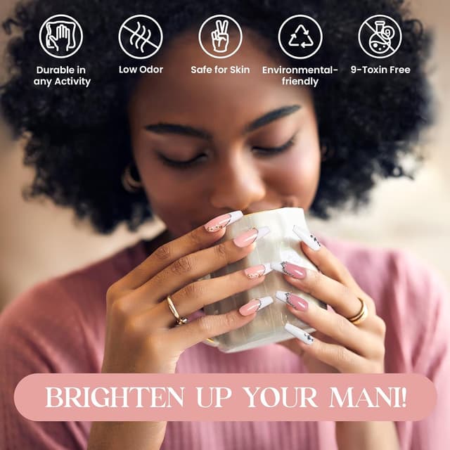 Detalle 2 de Beetles UV Jelly Gel-Nagellack-Set 6 Farben (7,5 ml) – transparente Gelee-Nudes für LED/UV Nageldesign