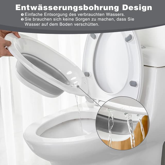 Thumbnail 1 de DEANIC Sitzbad faltbar 33.5×36.5 cm