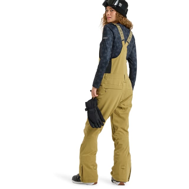 Detalle de Roxy Rideout: peto técnico de nieve para mujer con DryFlight 20K y WarmFlight X3