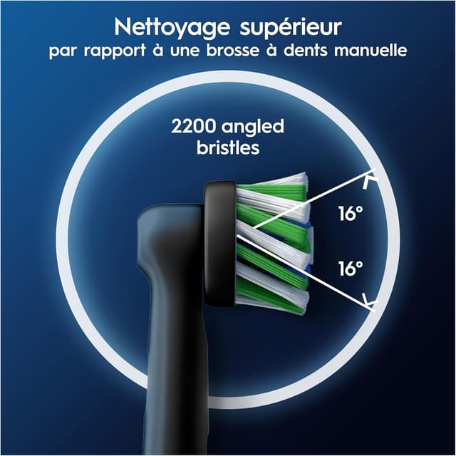 Thumbnail 3 de Oral‑B Pro brossettes Cross Action lot 12 — embouts noirs