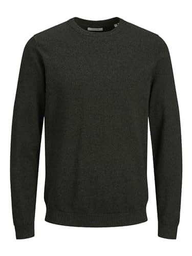 Imagen de JACK & JONES Jjebasic Knit Crew Neck L suéter para hombre 🧥 en OfertitasTOP