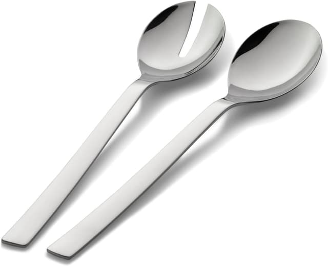Detalle 1 de WMF Nuova - Cubiertos Ensalada 30 cm 🍴 Dos Piezas, Acero Inoxidable