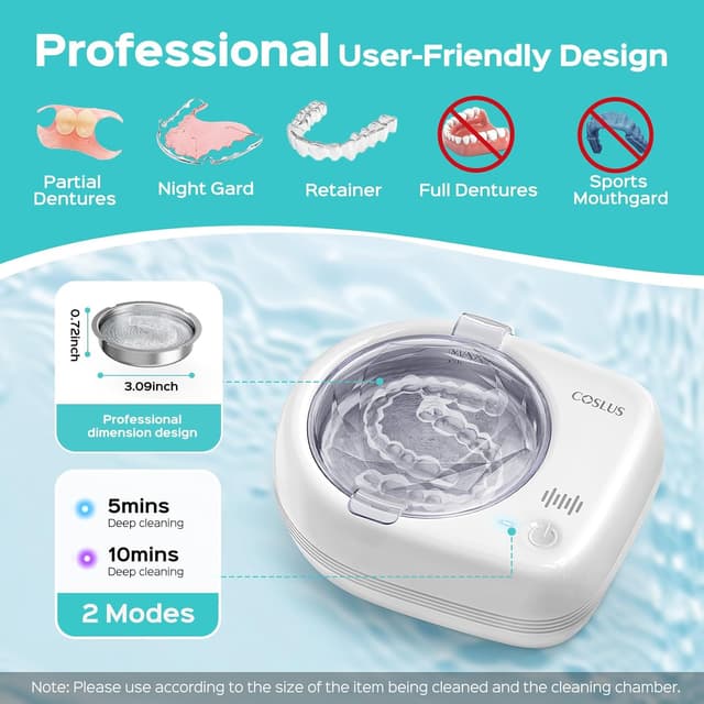 Thumbnail 4 de COSLUS C50 50kHz Ultrasonic Retainer Cleaner