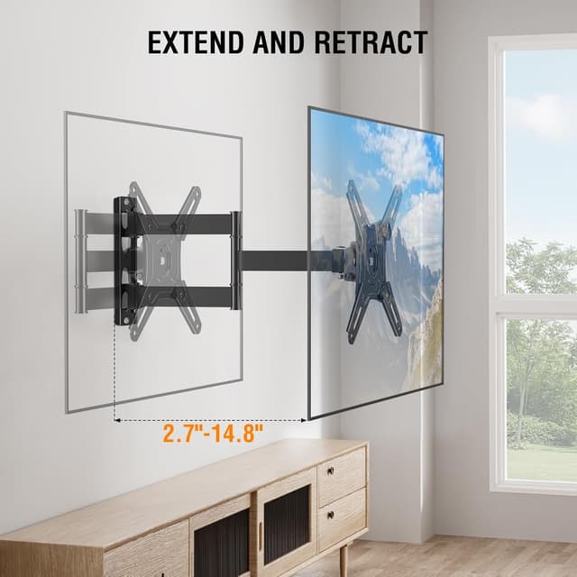 Detalle de ELIVED Full Motion TV Mount 14-42 in