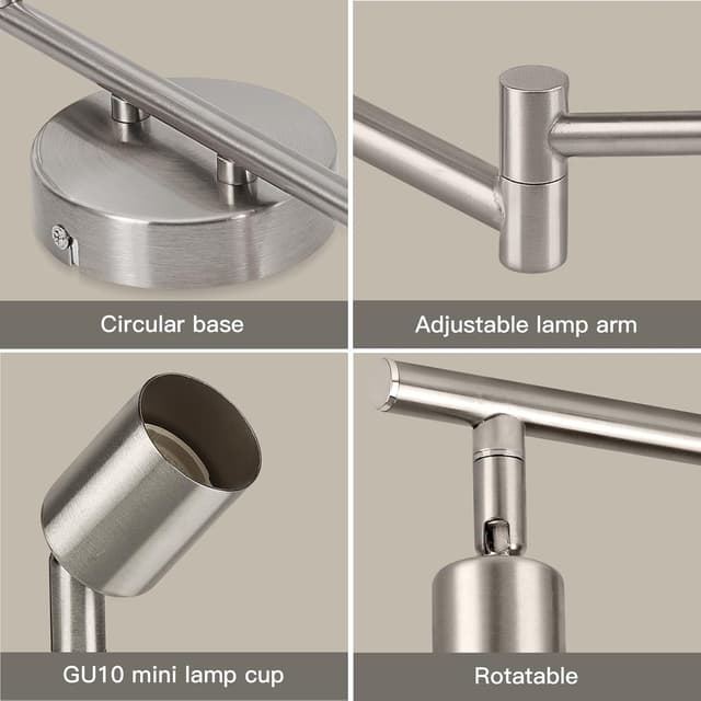 Thumbnail 3 de Ketom Deckenstrahler LED 6 Flammig Silber