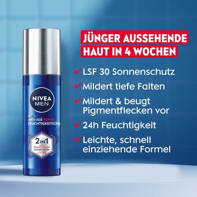 Thumbnail 2 de NIVEA MEN Antietà 2 in 1 Power SPF 30 50 ml