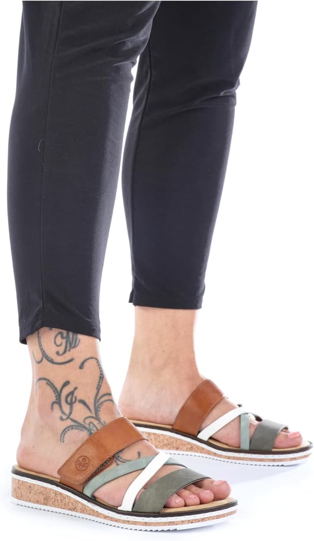 Thumbnail 6 de Sandales à coin bas pour femmes Rieker Faye (soft insole, stitchdown) — Charles Clinkard