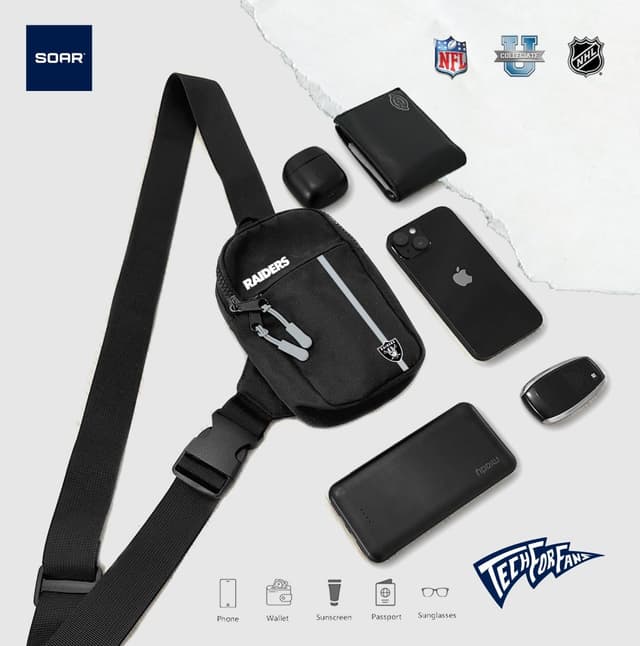 Detalle 1 de SOAR NFL Crossbody Phone Bag Tech Bag