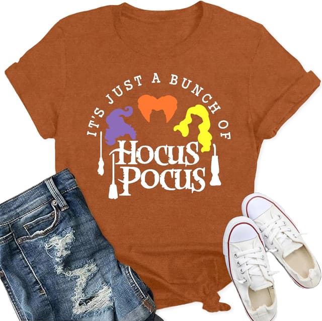 Detalle de Qskall Sanderson Sisters Halloween tee