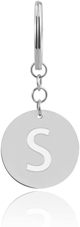 Detalle de Porte-clés lettre jeton de caddie acier inoxydable