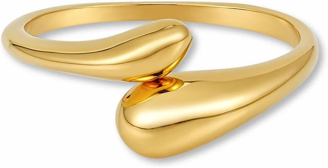 Thumbnail 6 de Bague réglable femme acier inoxydable 18K