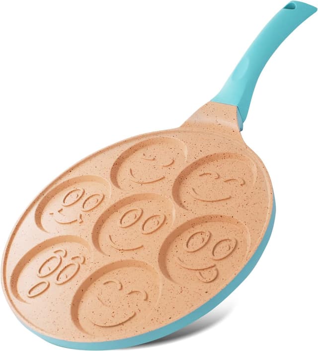 Detalle de Joeji's Kitchen Poêle à Crêpe 7 trous aluminium 🥞