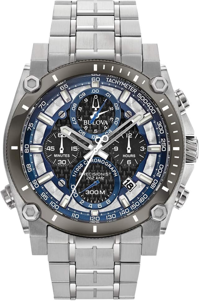 Thumbnail 6 de Bulova Men’s Icon High Precision Quartz Chronograph Watch (Curved Mineral Crystal)