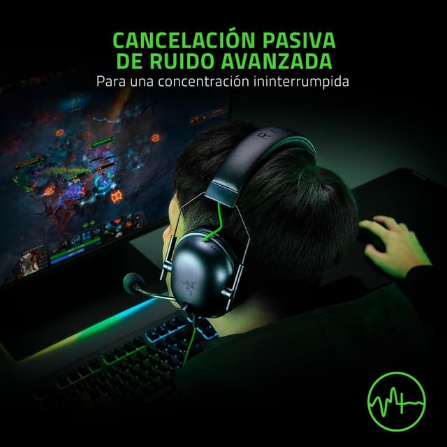 Detalle 2 de Razer BlackShark V2 X 🎮 - Auriculares Gaming con Cable