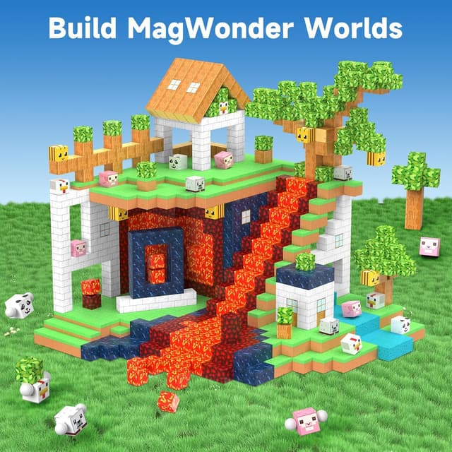 Thumbnail 1 de Blocchi magnetici 150 pezzi gioco creativo