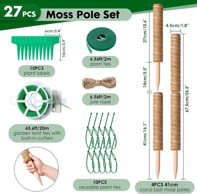 Thumbnail 1 de Mactoou Moss Pole 41cm