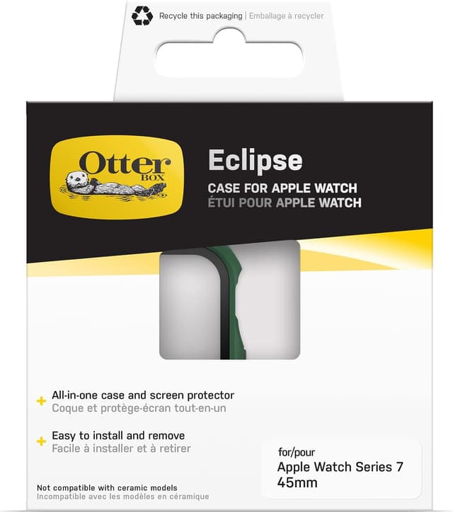 Thumbnail 6 de Bumper OtterBox Eclipse pour Apple Watch Series 9/8/7 (45 mm) avec protecteur d’écran intégré