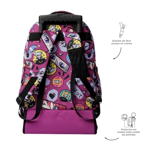 Detalle 1 de Totto Renglones mochila escolar con ruedas 26,21 L