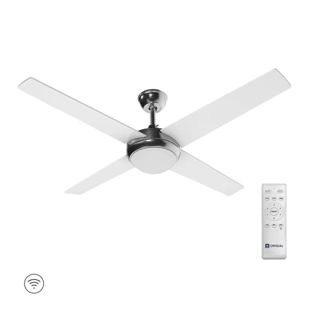 Detalle de Airbliss Ceiling 25WIN WIFI Ventilador de Techo 106 cm Inox😊
