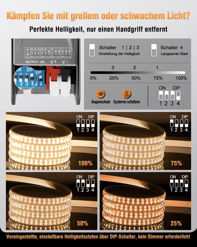 Detalle de YAYZA! LED Trafo 12V 60W für 230V