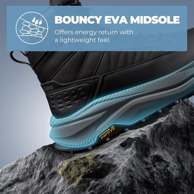 Thumbnail 6 de NORTIV 8 Men's Wide Toe Box Tactical Boots