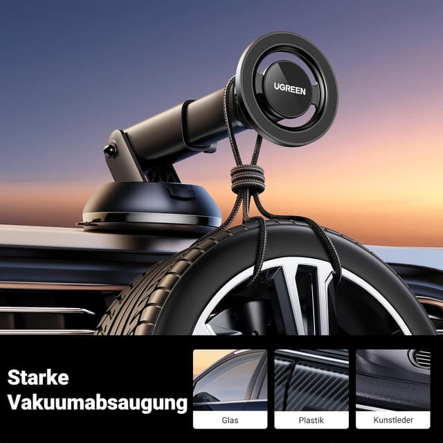 Detalle 2 de UGREEN MagSafe Autohalterung 2 in 1 360°