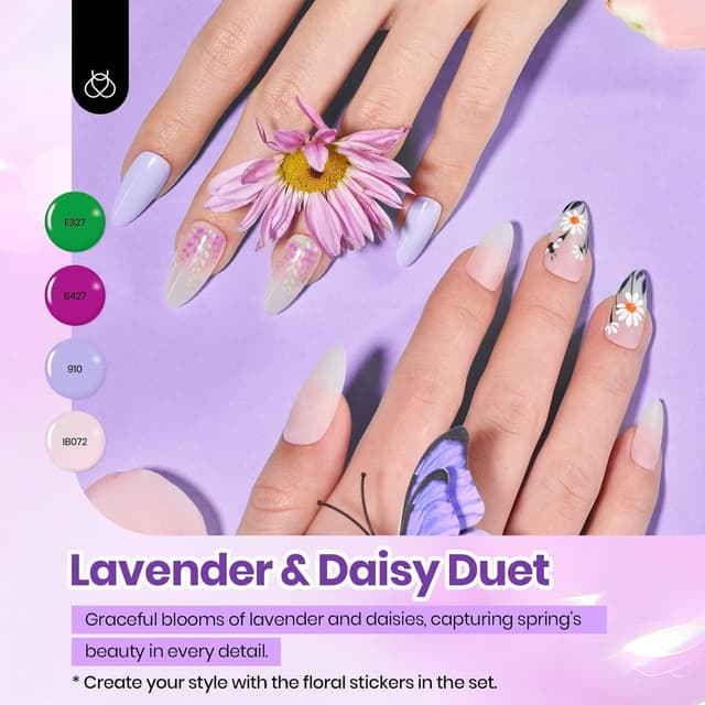 Detalle de beetles Gel Polish Beetles Gel-Nagellack-Set mit UV-LED Aushärtung – 36 Farben aus der Petal Symphony Collection